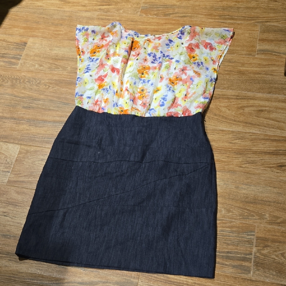 Dressbarn Multicolor Floral Dress 14p